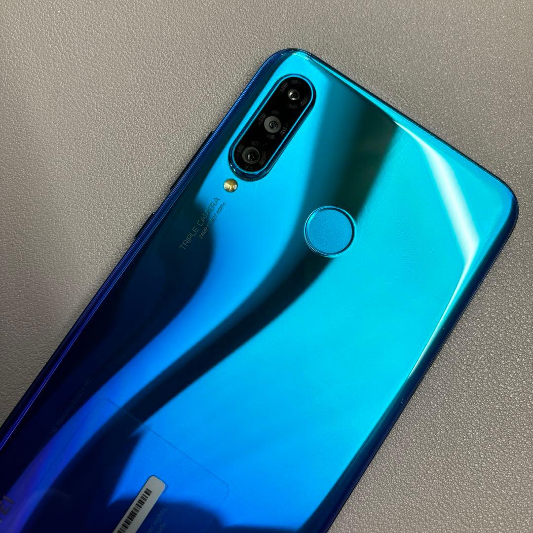 HUAWEI P30 lite HWV33 ピーコックブルー 128GB