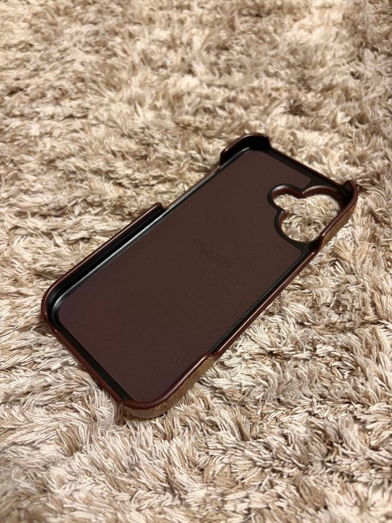 【COACH】コーチ シグネチャー iPhone17 ケース ブラウン 他1点