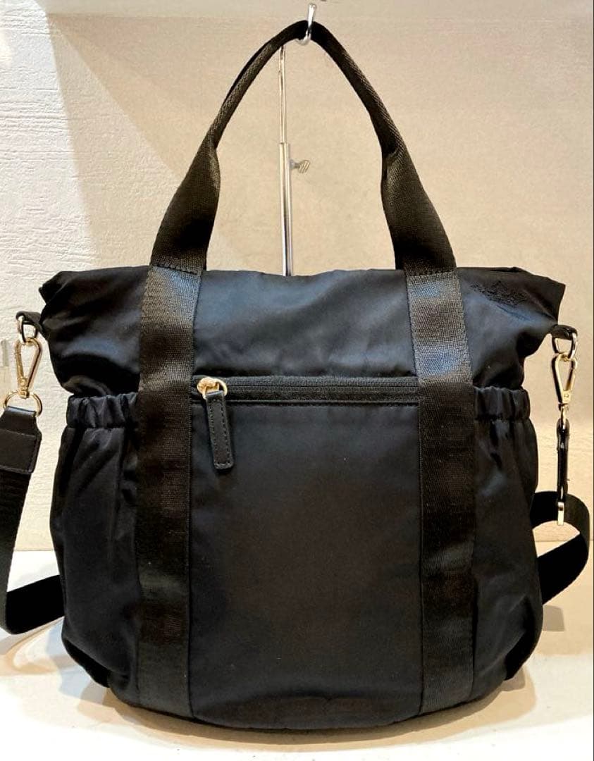 【美品】TOCCA SANA SIDEPOCKET TOTE 2way 黒