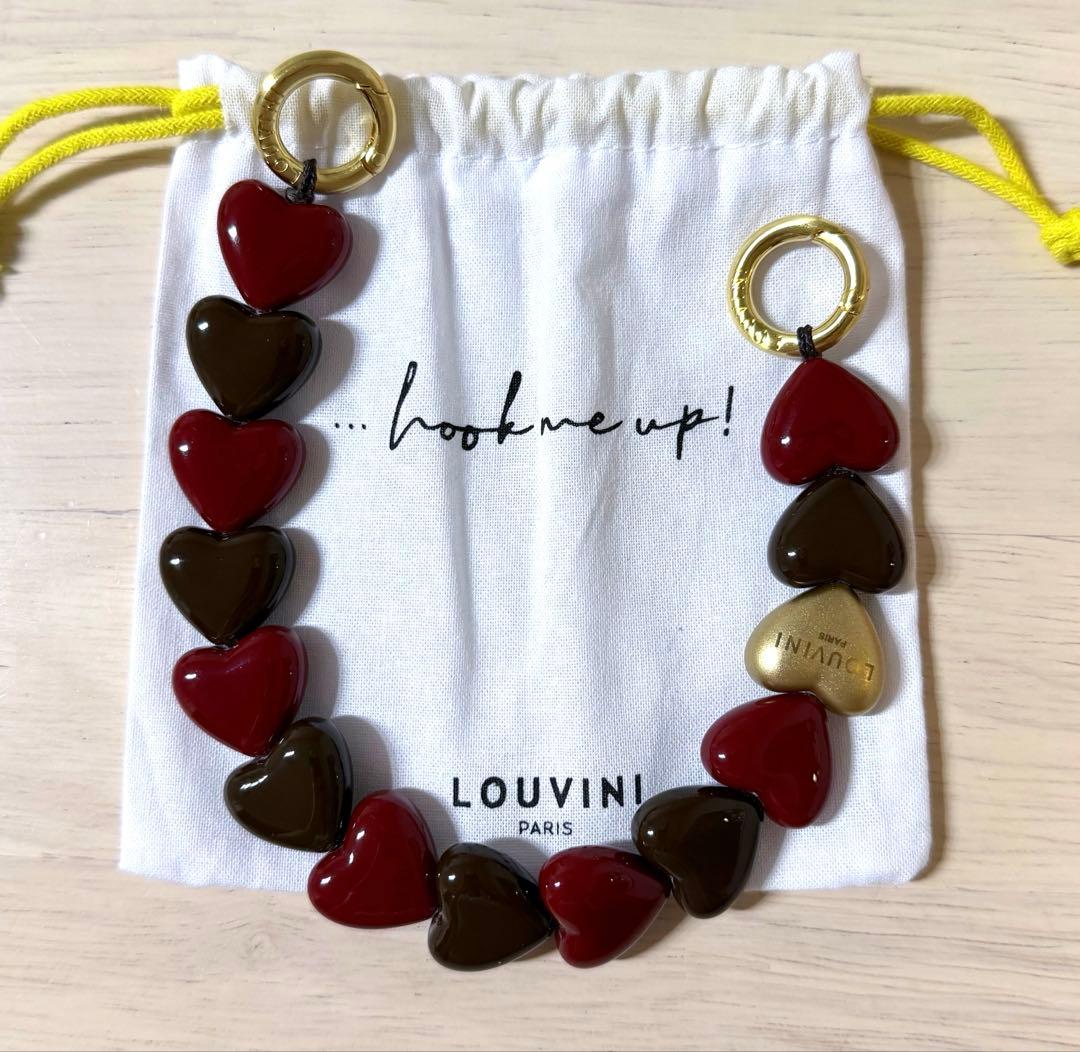 【極美品】LOUVINI ハンドストラップ PETIT CUORE