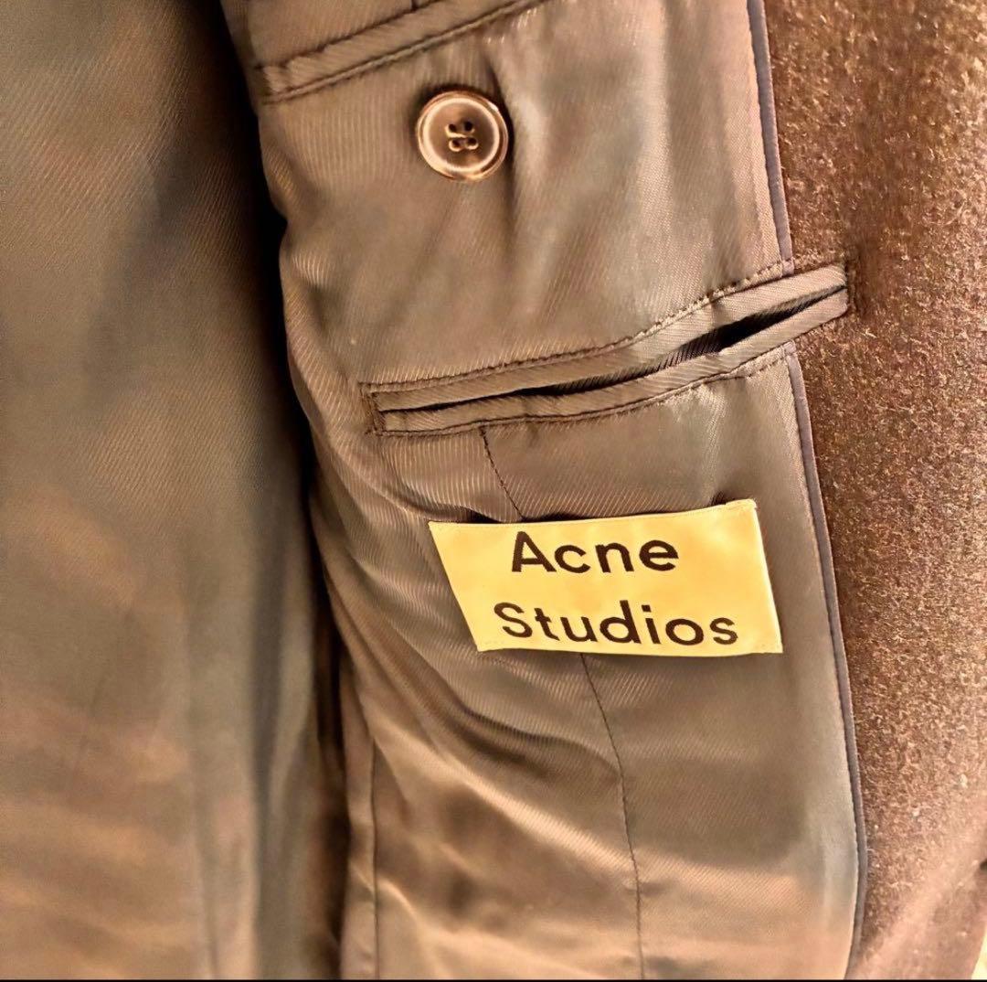 Acne Studios ブラック チェスターコート Garret 44