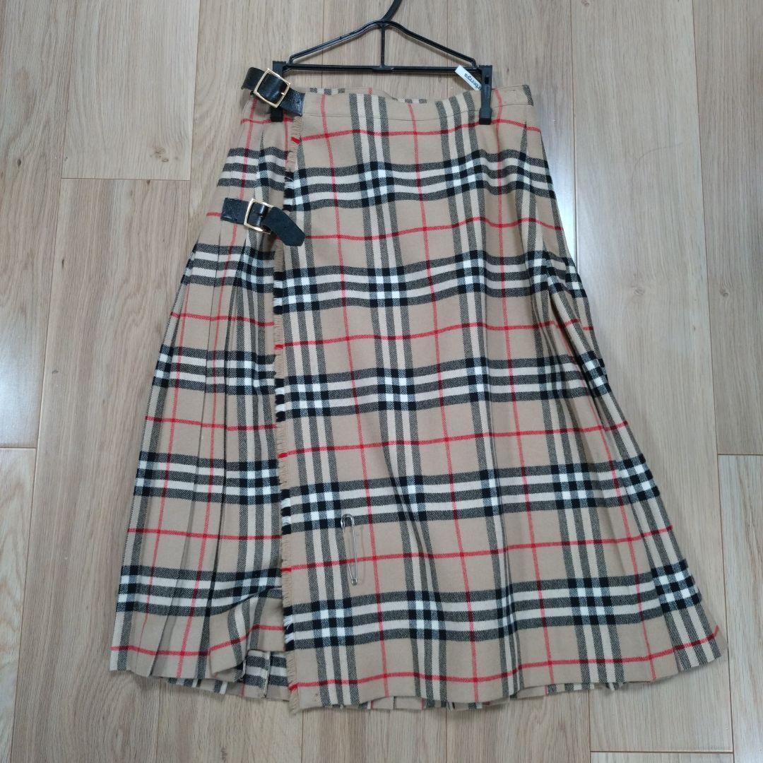 BURBERRYS ベージュジャケット チェックスカートセット