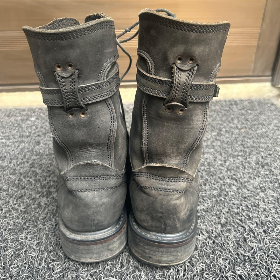 GOA レースアップブーツ 本革 イタリア製ソール 約28cm ブラック