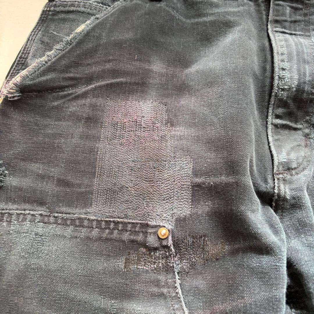 （専用）Carhartt /カーハート USA製 ダブルニー ブラック