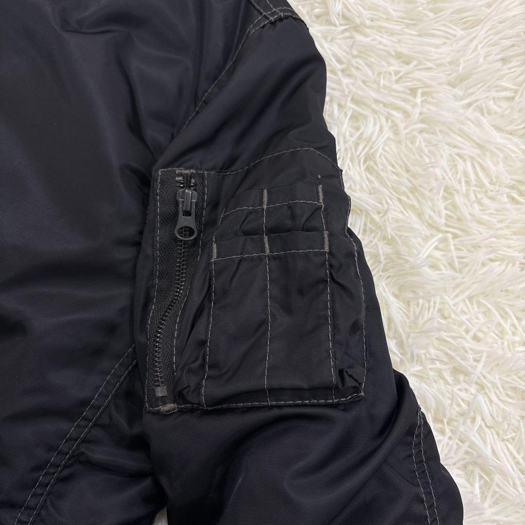 XLサイズ✨イエローコーン　ライダース　両肘プロテクターあり　ロゴ　ブラック