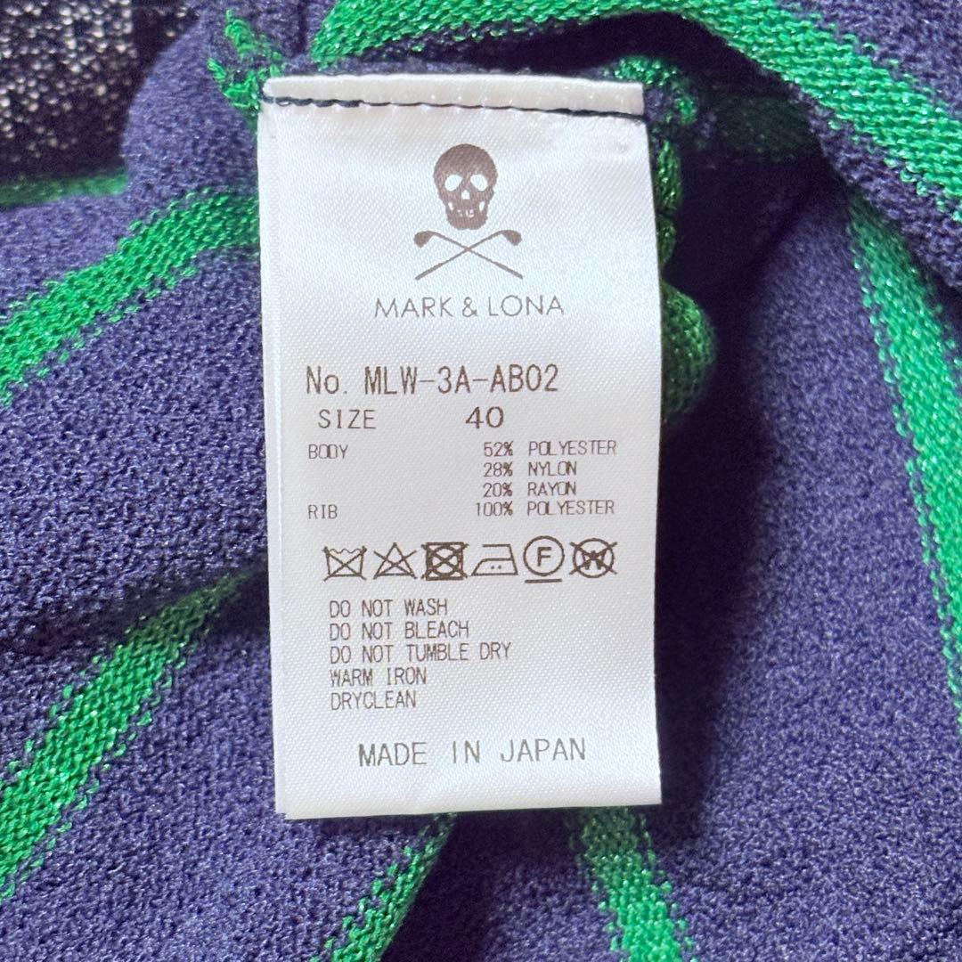 MARK＆LONA 23SS レディースゴルフベスト ニット 40 日本製