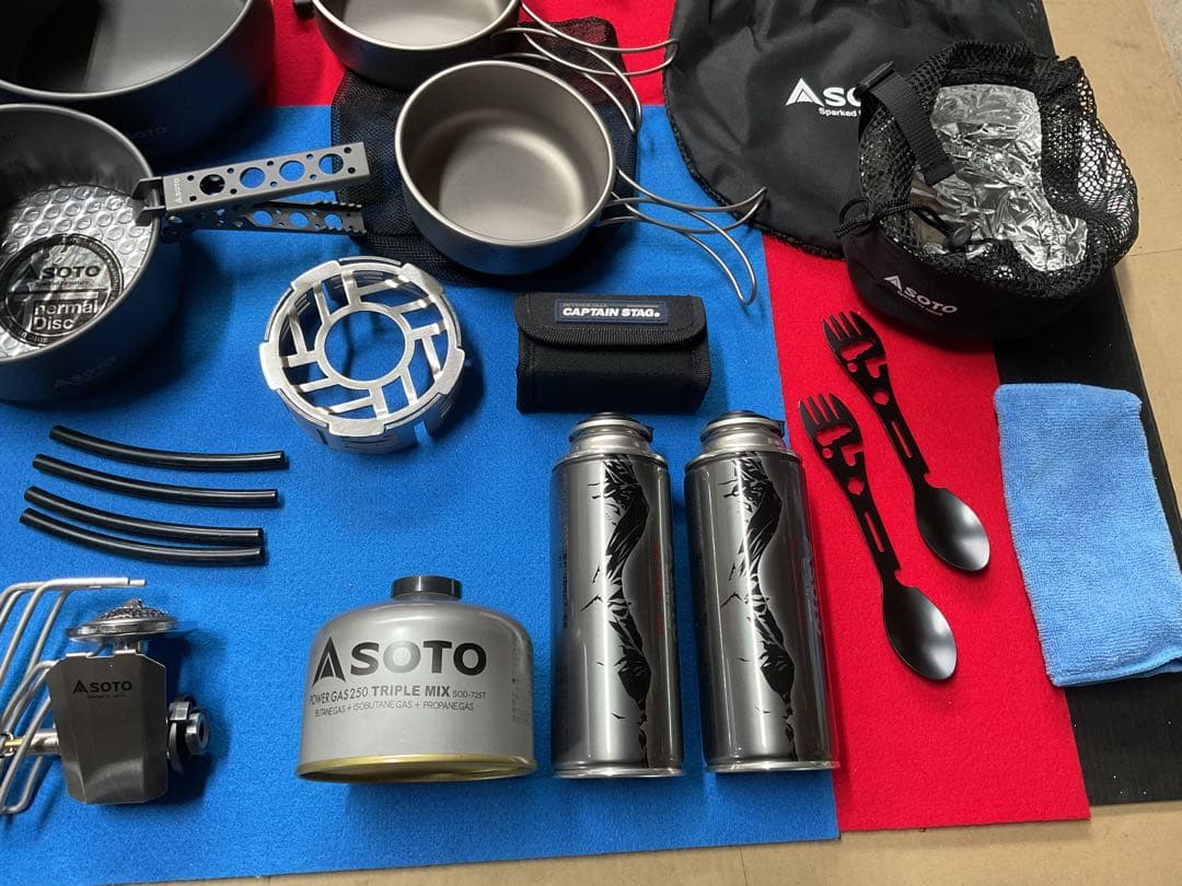 SOTO新品クックシステム+新品ST-310+新品CSMicroバーナー他セット