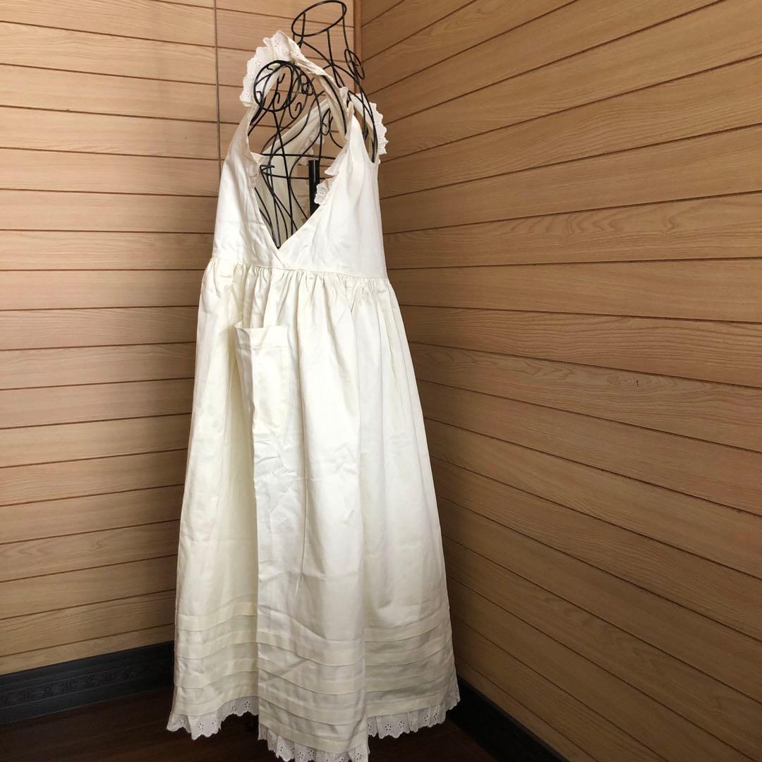 ♥新品タグ付き　ANLICO アンリコ ドレスエプロン♥刺繍レース