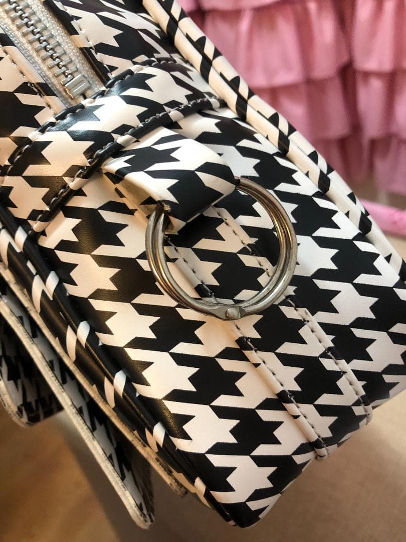 コムデギャルソン　千鳥柄　バッグ