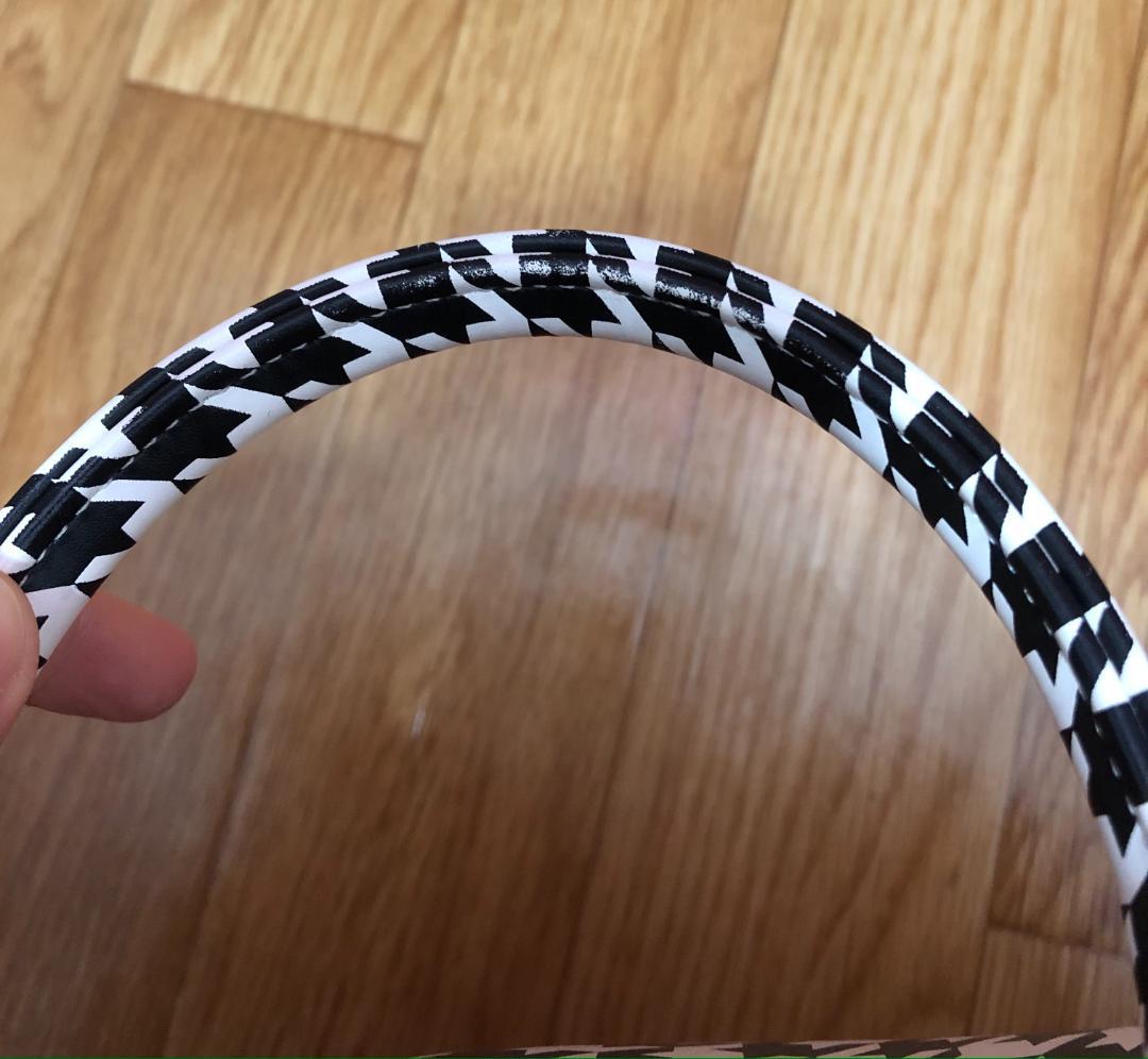 コムデギャルソン　千鳥柄　バッグ