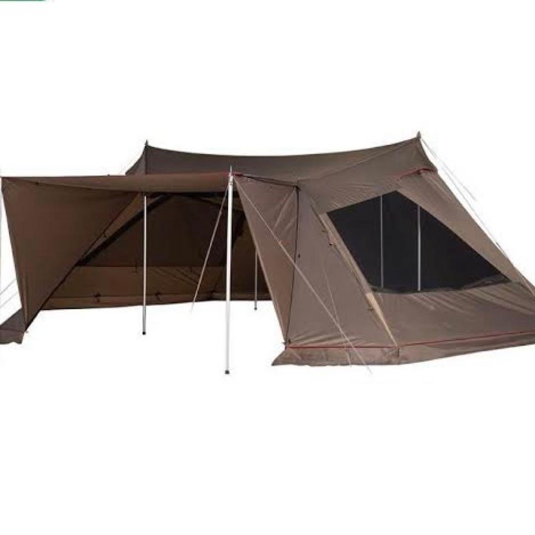 スノーピーク 65周年記念 ランドベース 6 Pro. グレー ポール付き