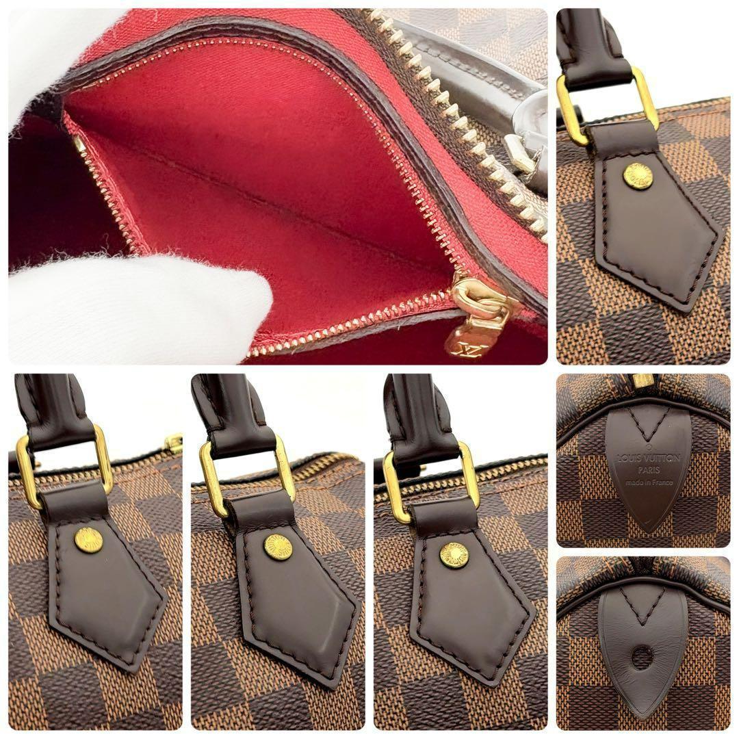 山娘　新型★ショルダーベルト付★ルイヴィトン ダミエ スピーディ25