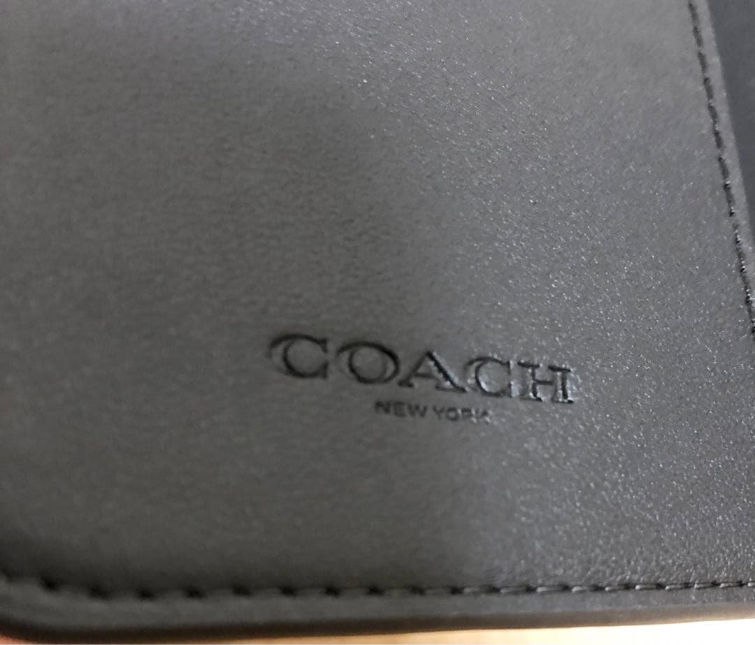 COACH 手帳型 iPhoneSE3 7/8 ケース ブラック