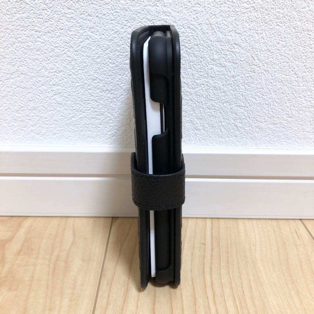 COACH 手帳型 iPhoneSE3 7/8 ケース ブラック