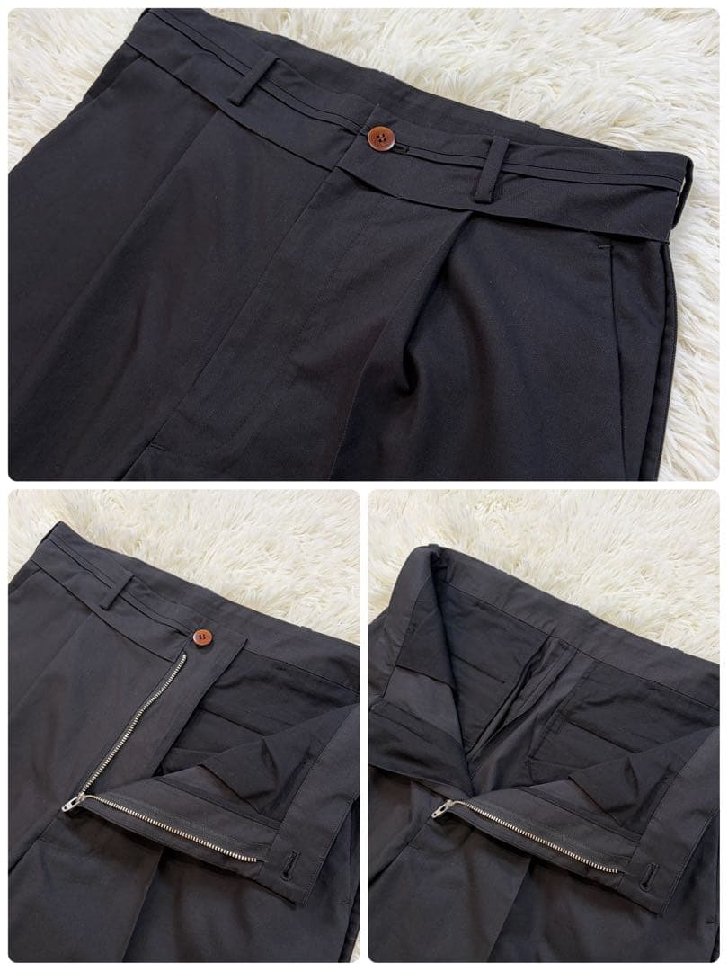 【新品同様】25SS アンダーカバー ツイルトラウザーズパンツ 日本製 黒 M