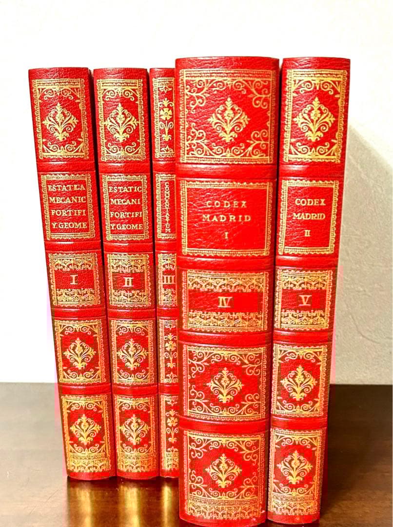 絶版 稀少本 レオナルド・ダ・ヴィンチ 『マドリッド手稿』 岩波書店 全5巻組