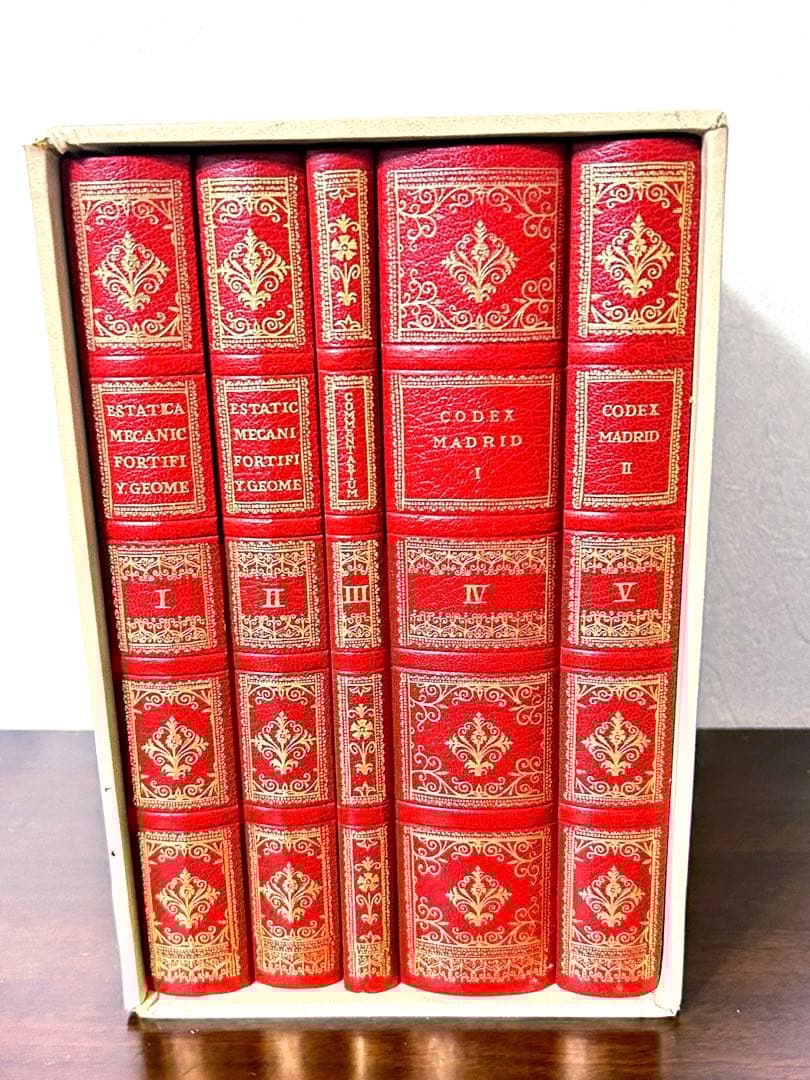 絶版 稀少本 レオナルド・ダ・ヴィンチ 『マドリッド手稿』 岩波書店 全5巻組