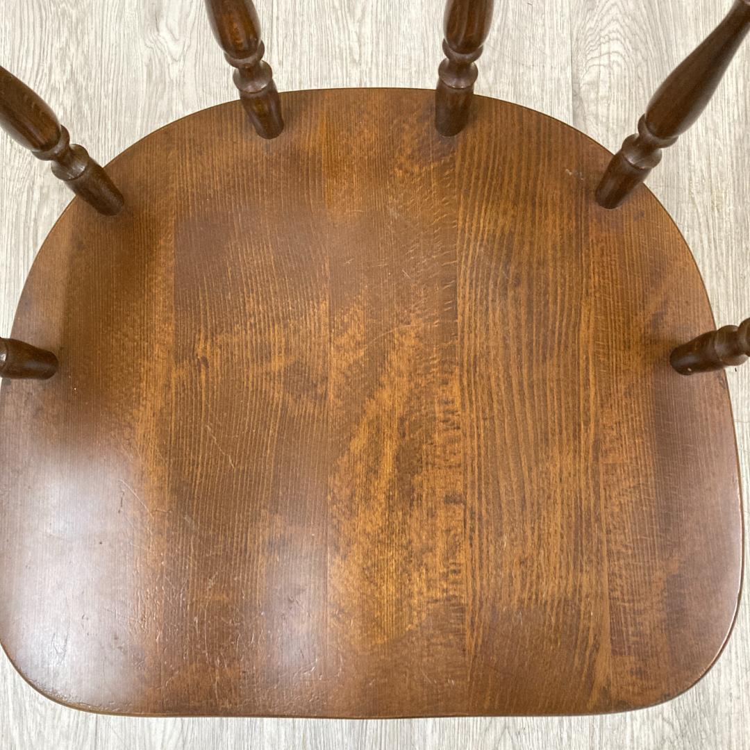 【飛騨産業】キツツキ　アームチェア　ダイニングチェア　椅子　木製　A