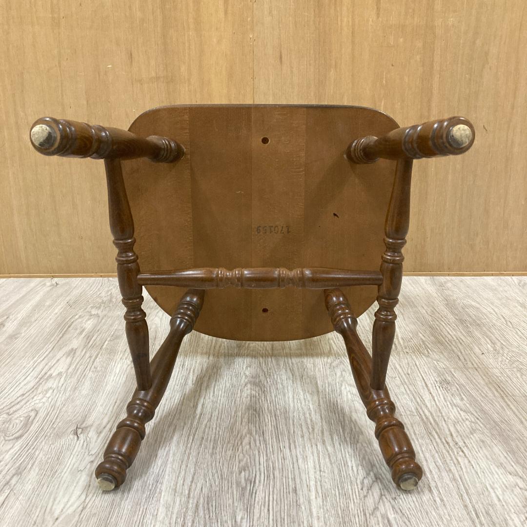 【飛騨産業】キツツキ　アームチェア　ダイニングチェア　椅子　木製　A