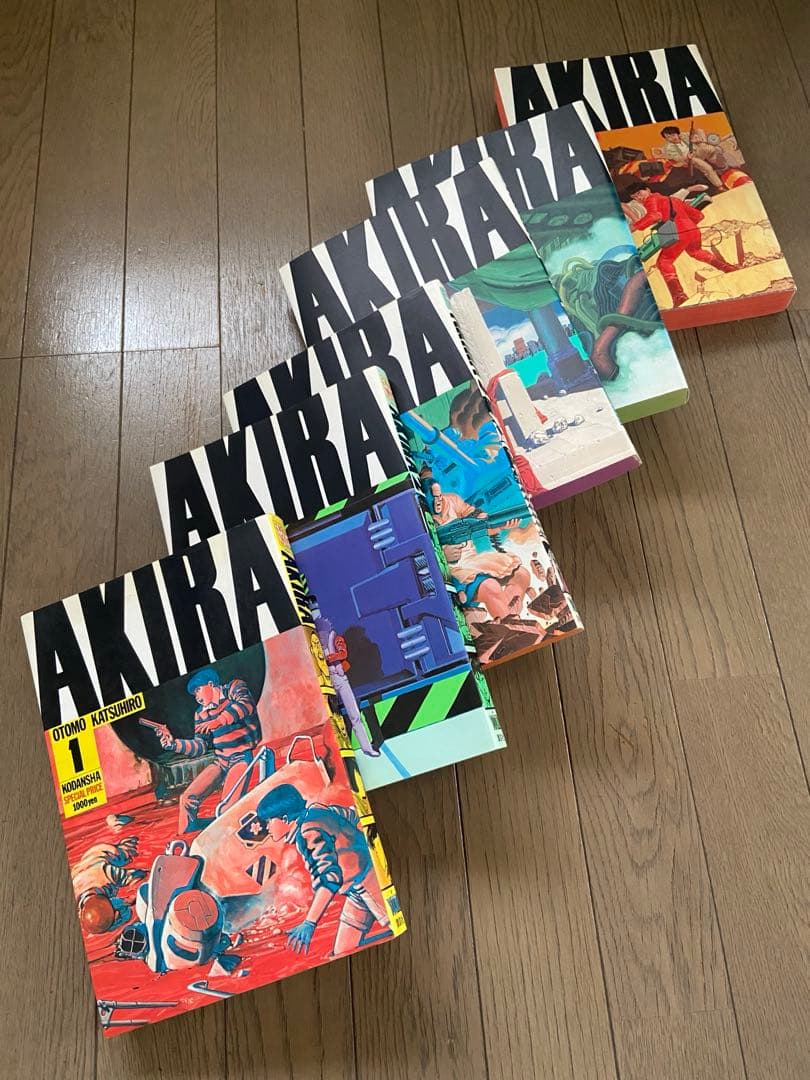 大友克洋 AKIRA 1〜6全巻セット(6巻のみ初版)1993〜1998年発行