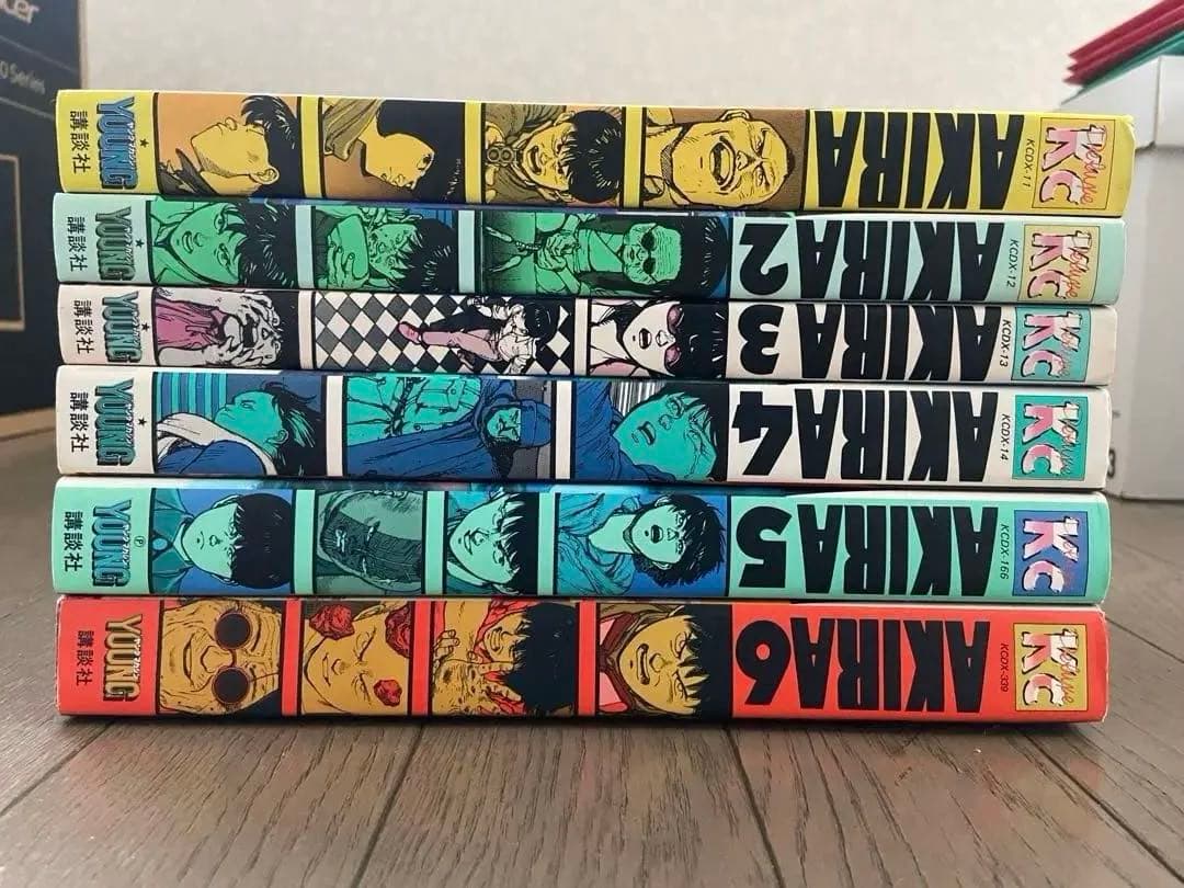 大友克洋 AKIRA 1〜6全巻セット(6巻のみ初版)1993〜1998年発行