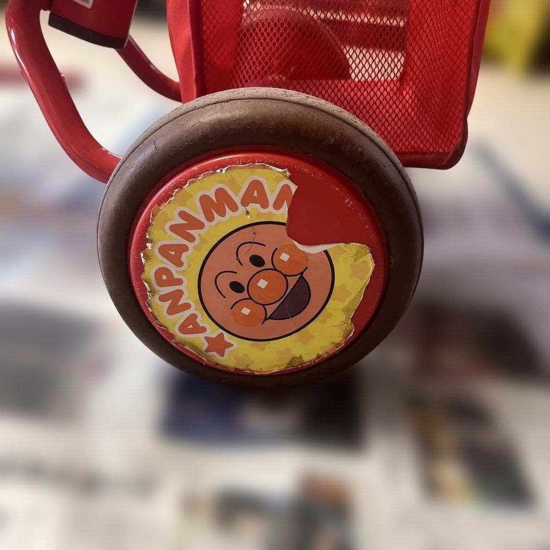 アンパンマン デラックス三輪車　サンシェード付