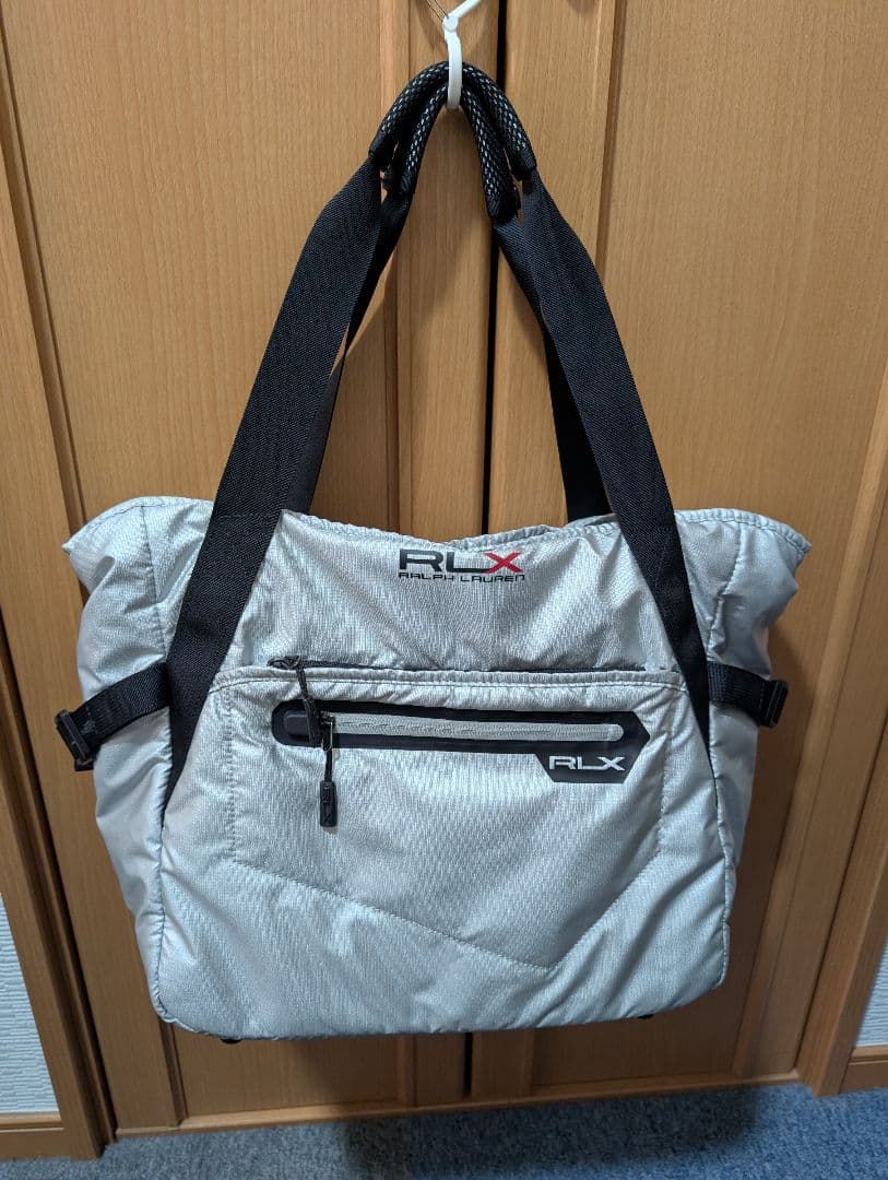 RLX シルバー ゴルフバッグ 約40cm x 30cm