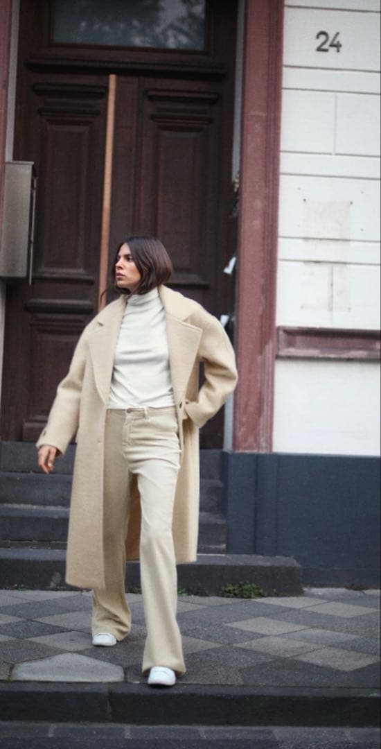 ZARA ブークレオーバーコート ロング