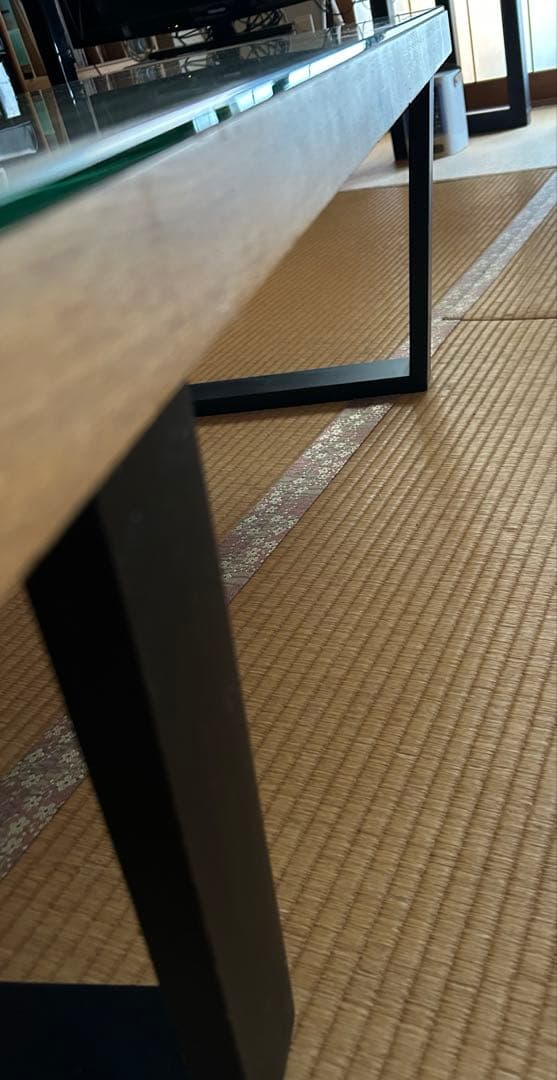 ジョージネルソン プラットフォームベンチ リプロダクト ガラス天板付　美品