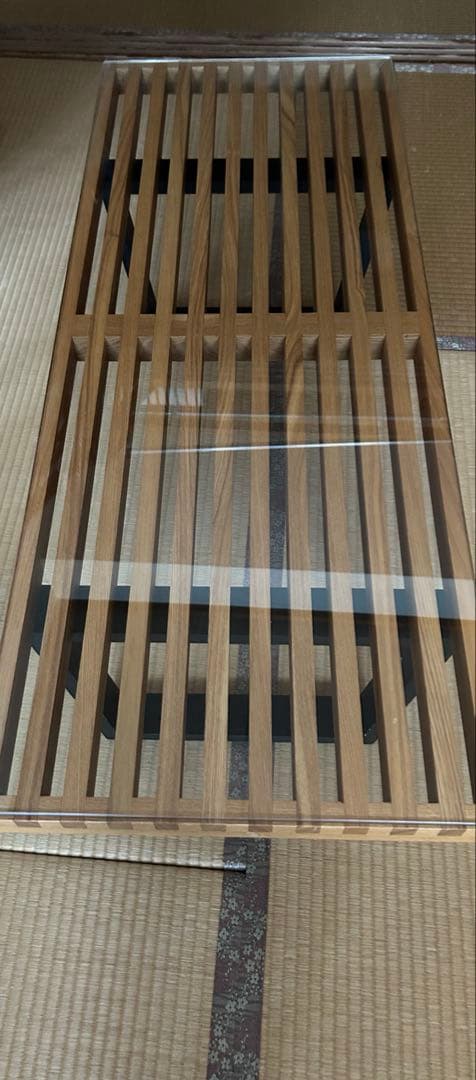 ジョージネルソン プラットフォームベンチ リプロダクト ガラス天板付　美品