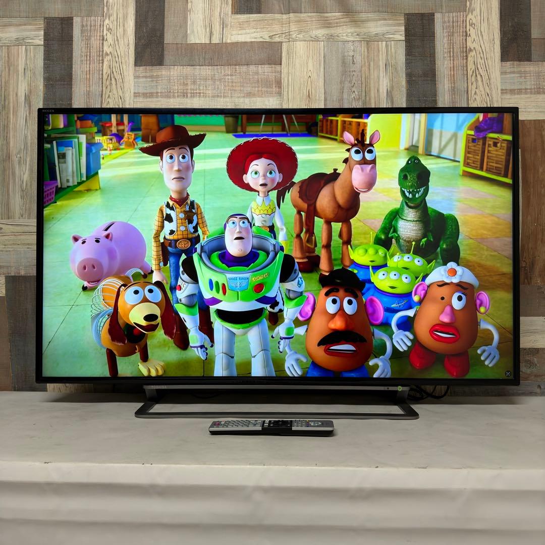 即日受渡❣️全国送料込東芝49型4K液晶テレビYouTube.Netflix視聴
