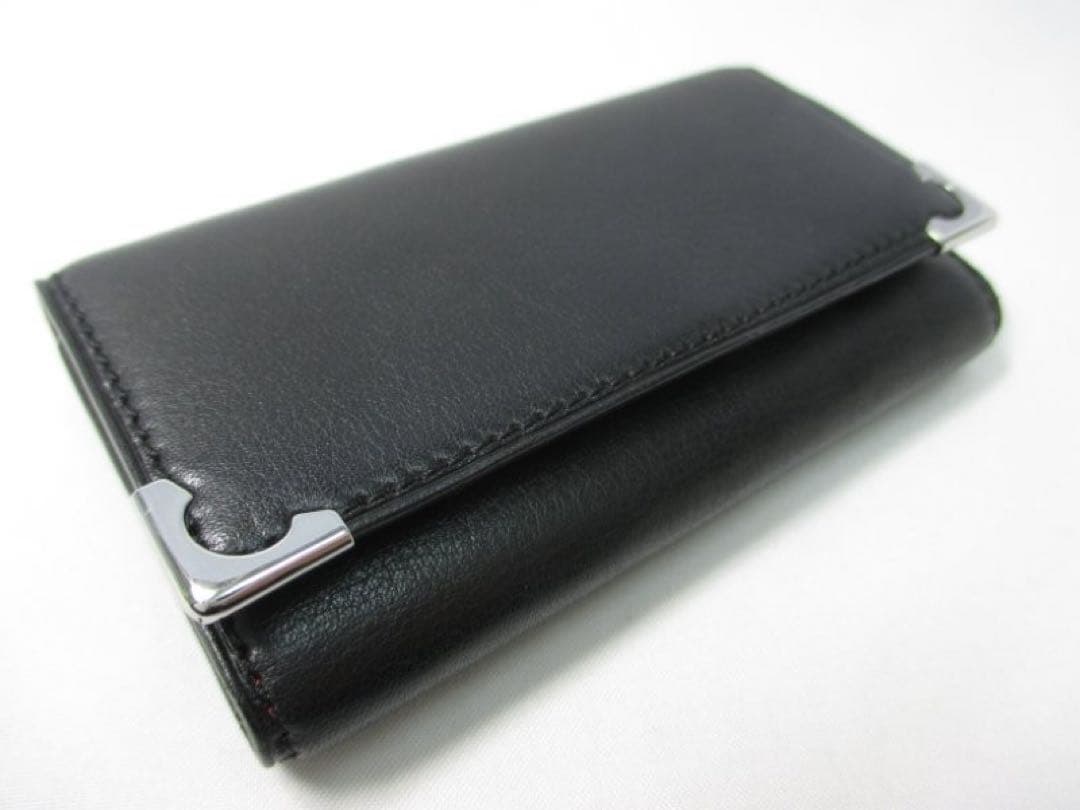 新品・未使用品 カルティエ ４連キーケース 黒 ブラック Cartier 本物