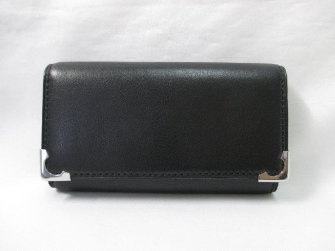 新品・未使用品 カルティエ ４連キーケース 黒 ブラック Cartier 本物