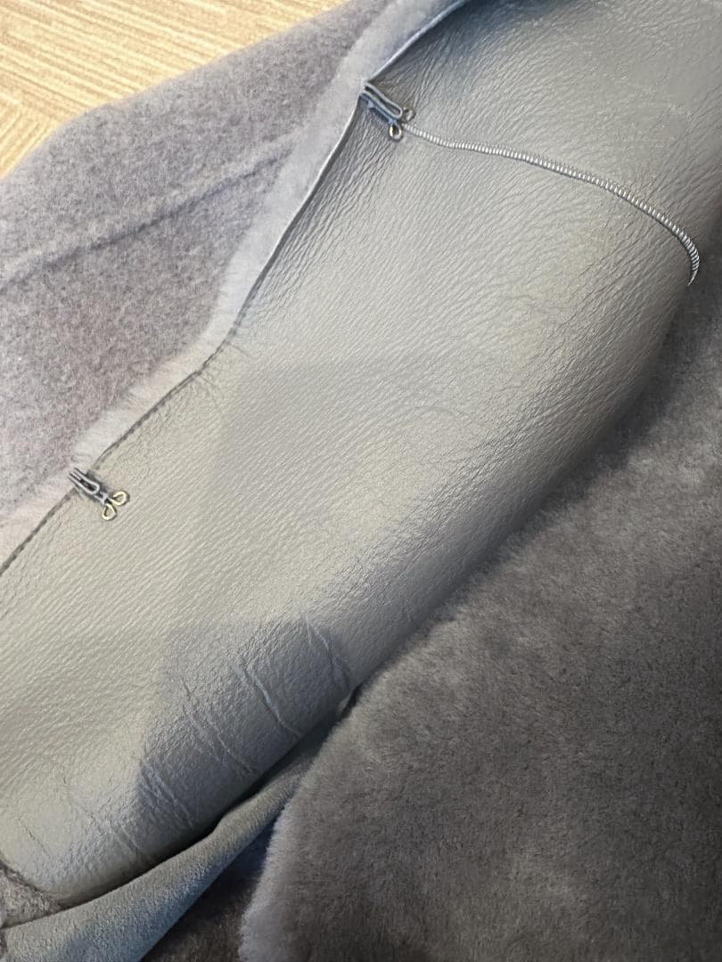 SALE❤️超美品 Sov. ソブ リアルムートンファー＆ロングジレ　sz36