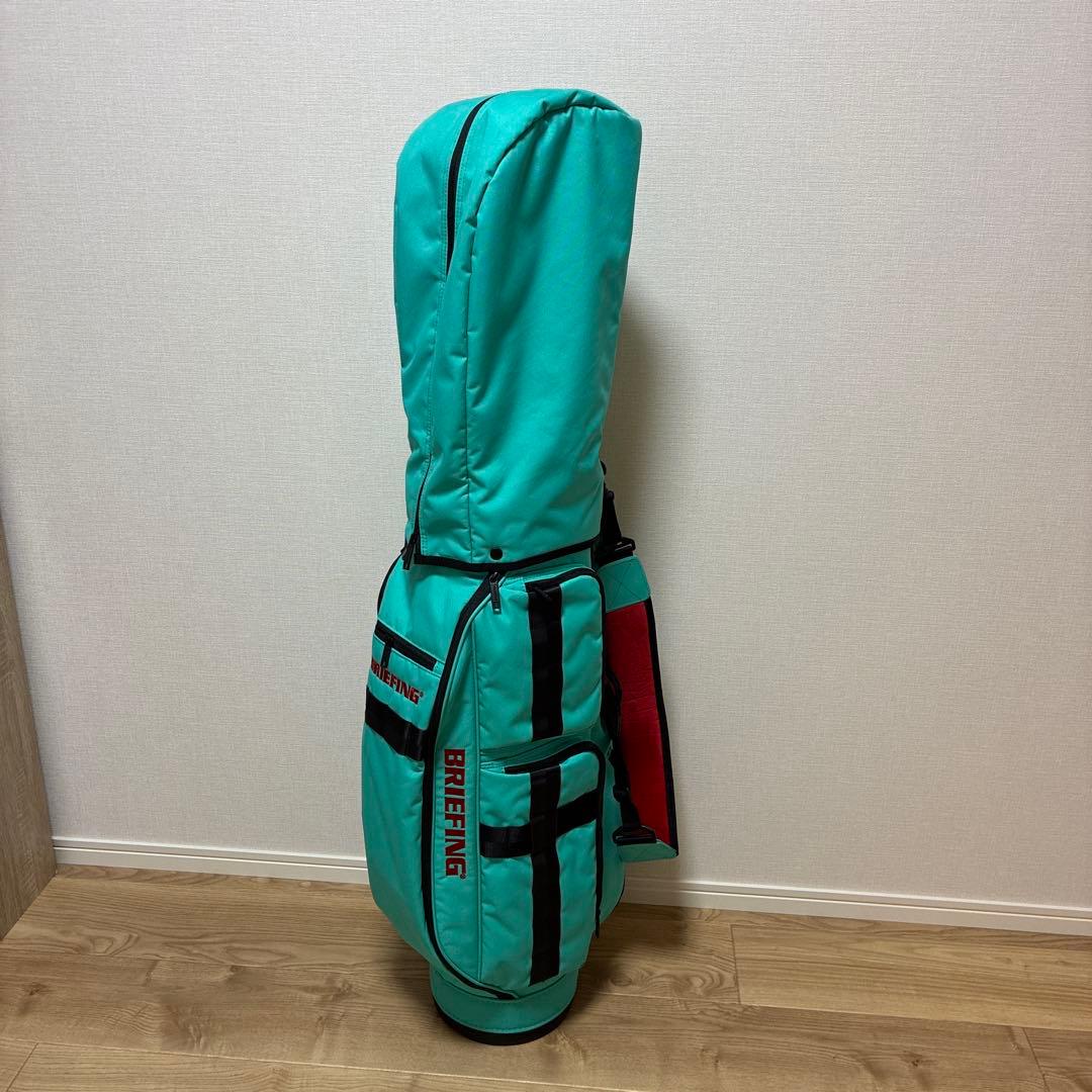 ブリーフィング ゴルフキャディバッグ　ミントブルー