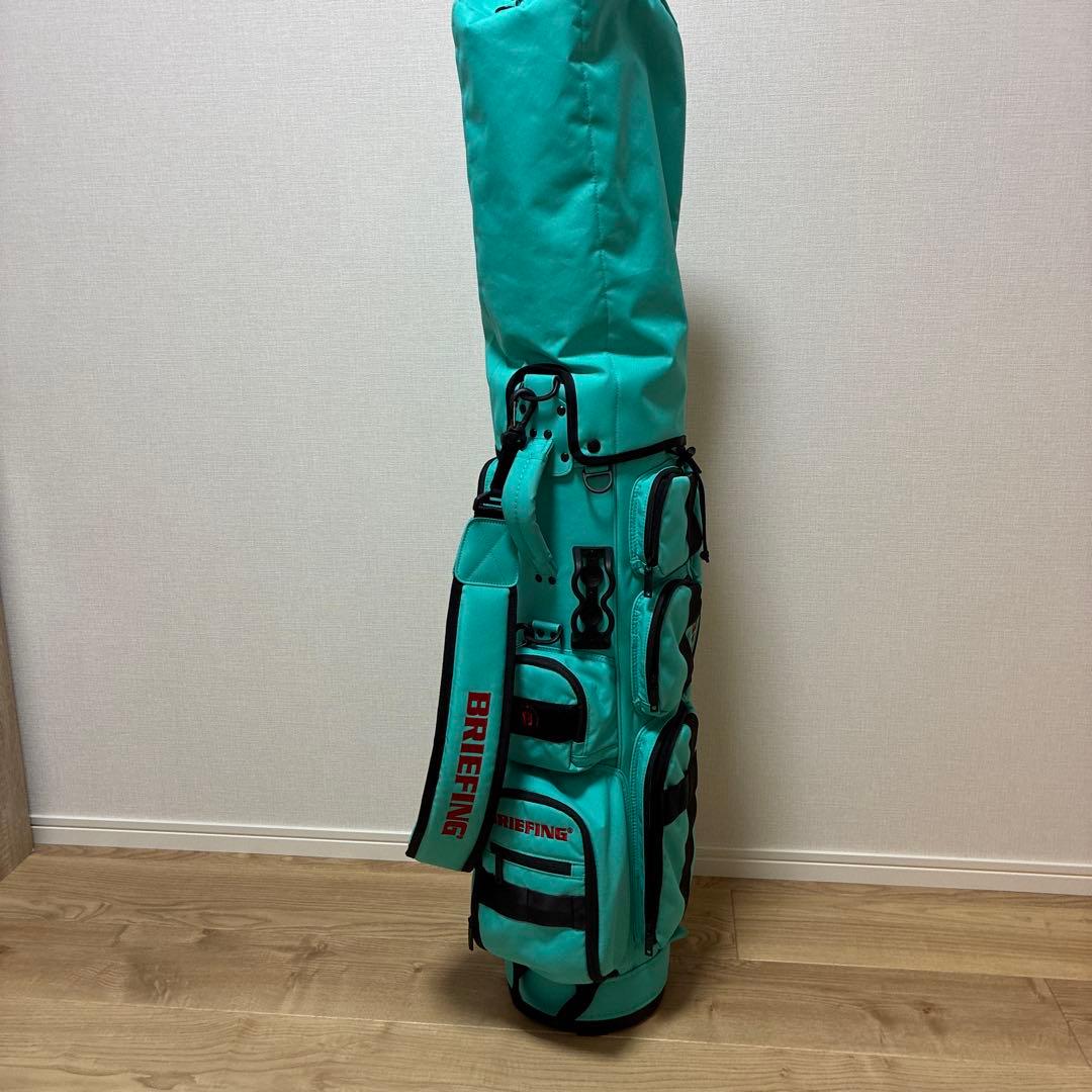 ブリーフィング ゴルフキャディバッグ　ミントブルー