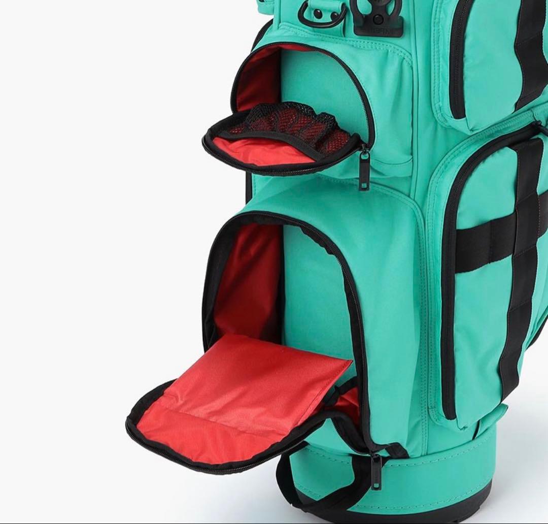 ブリーフィング ゴルフキャディバッグ　ミントブルー