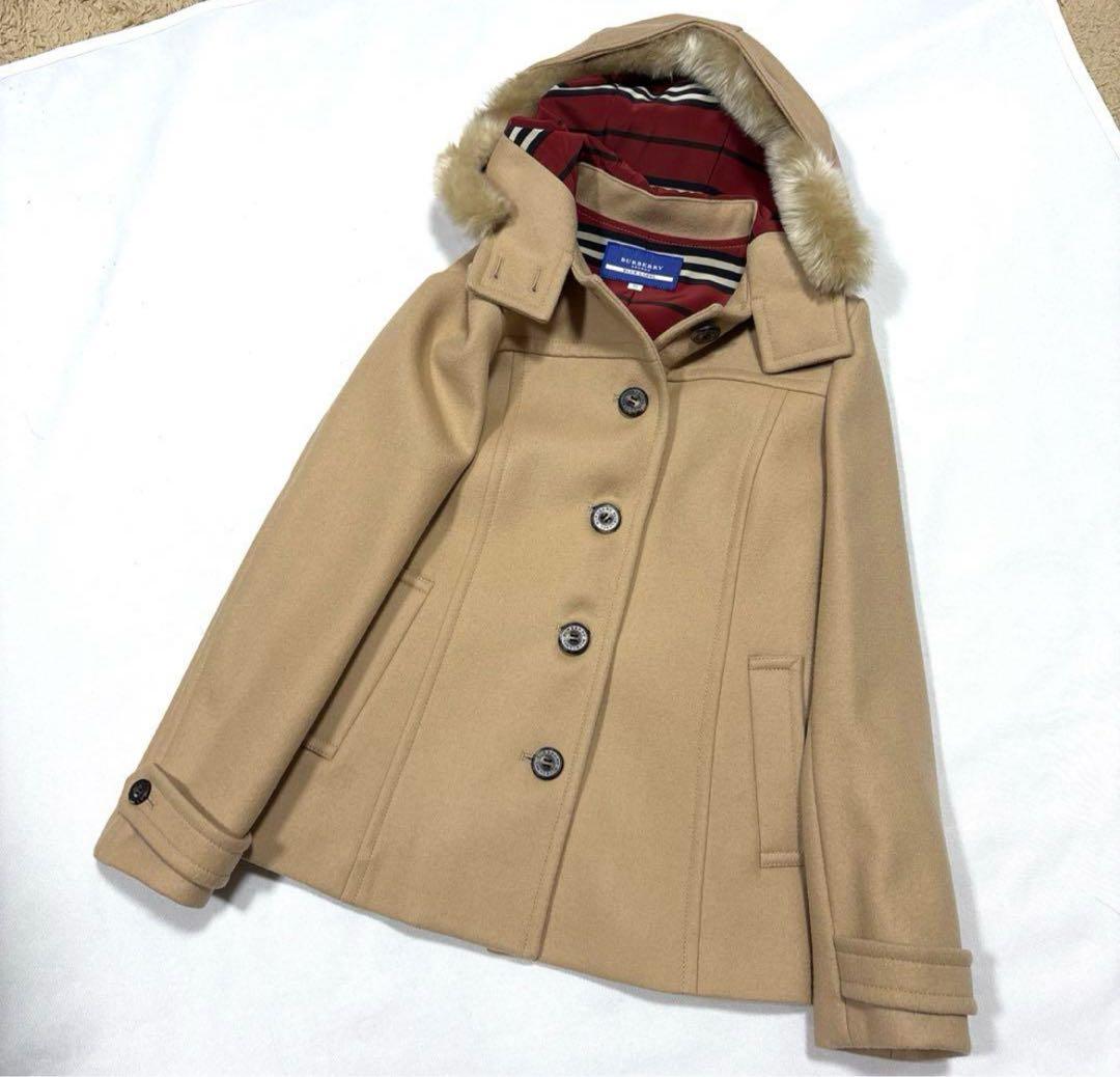 BURBERRY BLUE LABAL バーバリー ノバチェック ハーフコート