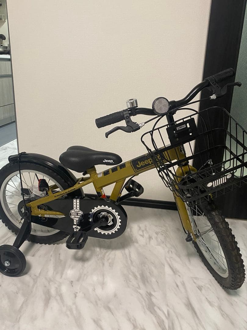 Jeep 子供用自転車 オリーブグリーン