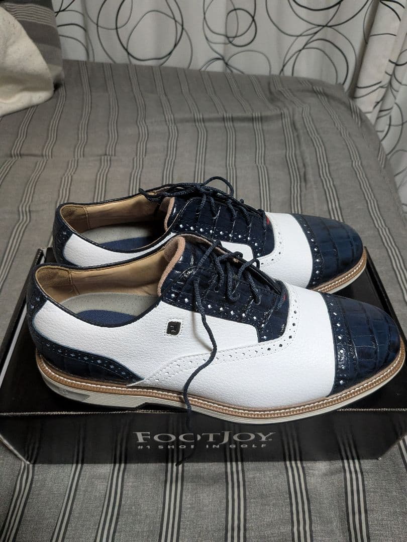 FOOTJOY ゴルフシューズ ホワイト/ネイビー