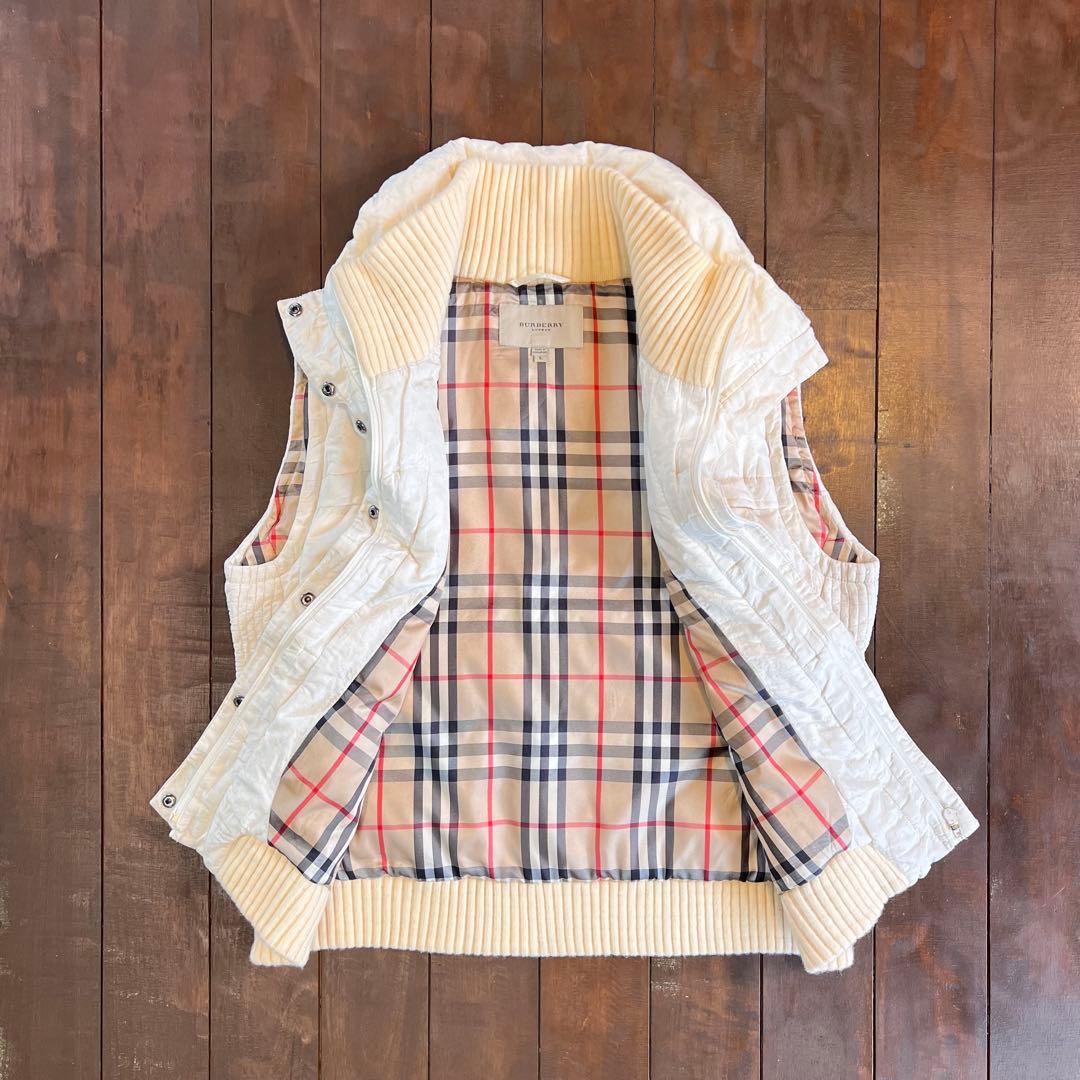 レア！【BURBERRY バーバリー】 ダウンベスト ノバチェック ユニセックス