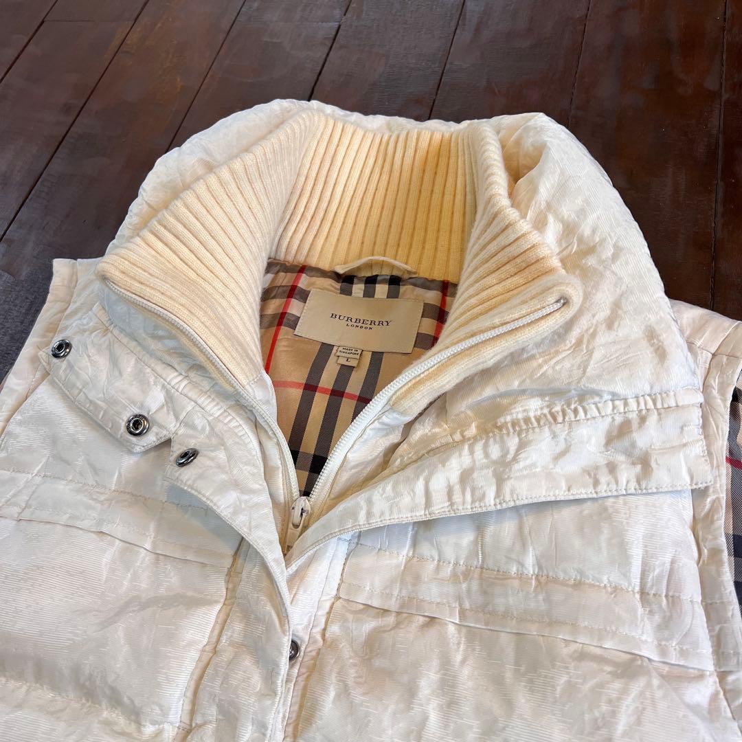 レア！【BURBERRY バーバリー】 ダウンベスト ノバチェック ユニセックス