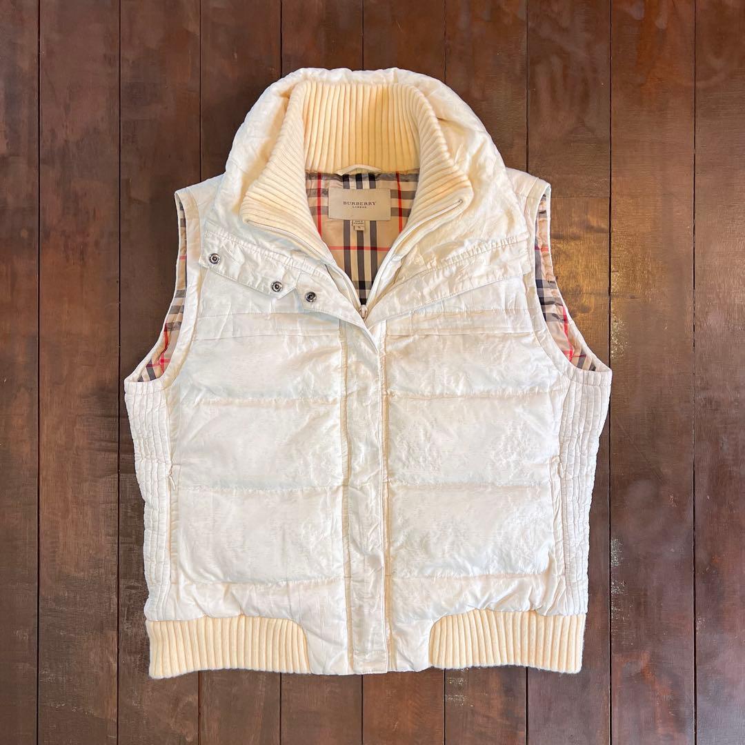 レア！【BURBERRY バーバリー】 ダウンベスト ノバチェック ユニセックス