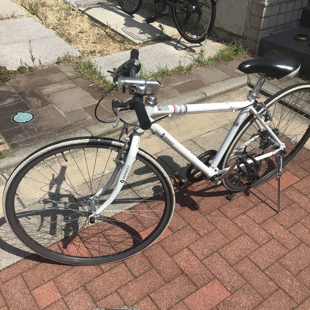 中古自転車　【引取限定】　ブランド:ルノー　ホワイト
