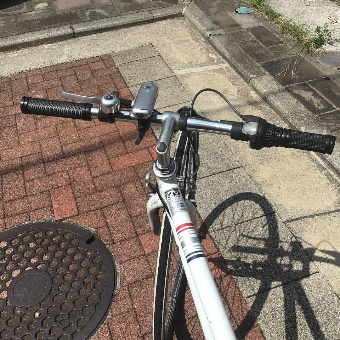 中古自転車　【引取限定】　ブランド:ルノー　ホワイト