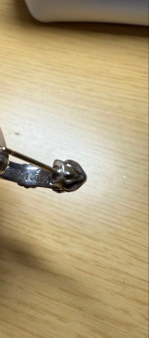 美品 CHROME HEARTS シルバー フープピアス