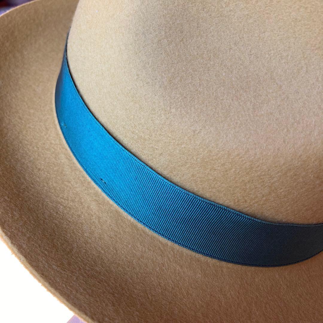 ボルサリーノ　中折れ帽子　フェルトハット