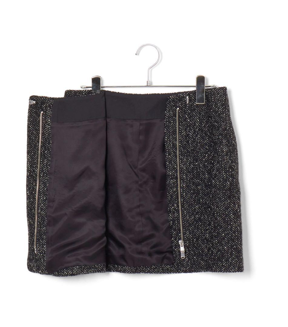 よこちゃん 新品タグ付き ADAM ET ROPE’ ツイードミニスカート