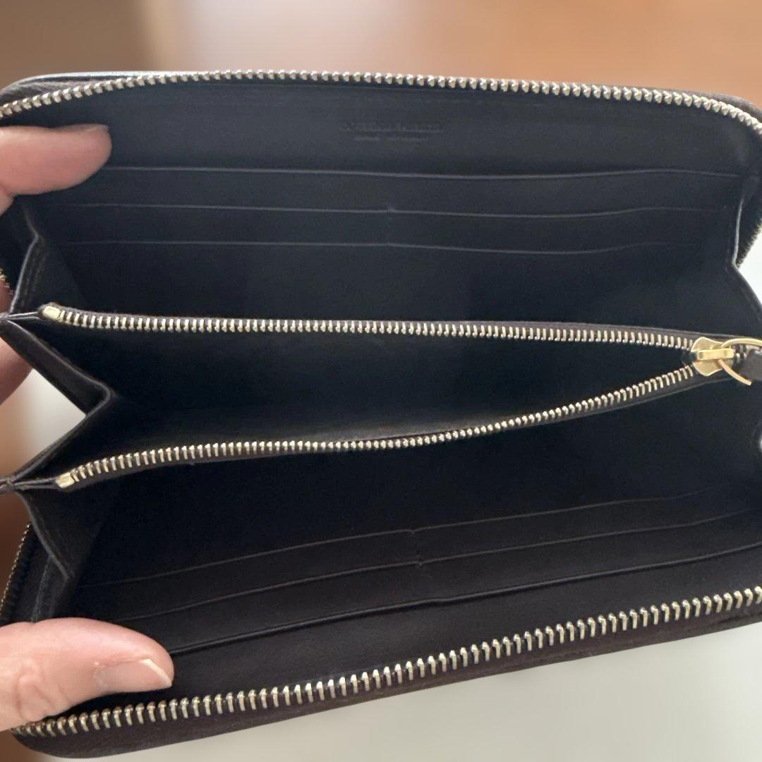 ボッテガヴェネタ 長財布 ダークブラウン