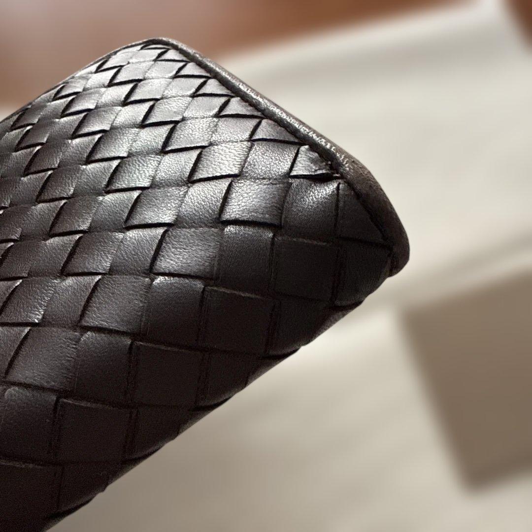 ボッテガヴェネタ 長財布 ダークブラウン